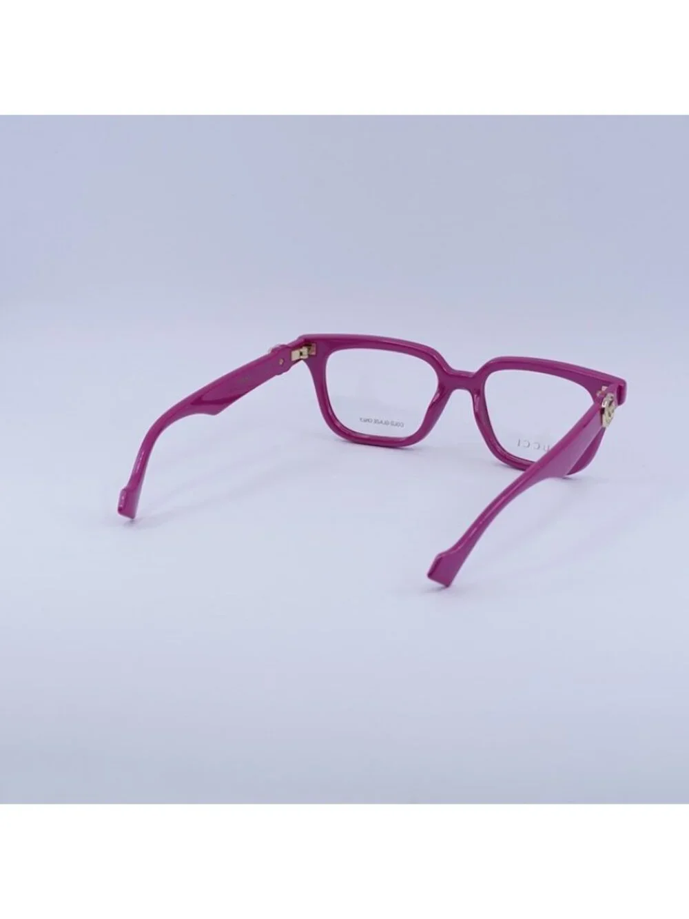 Gucci GG1536O 010 Eyeglasses Red 51mm Square Frame